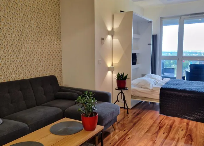 Sky View Santocka Апартаменты Щецин