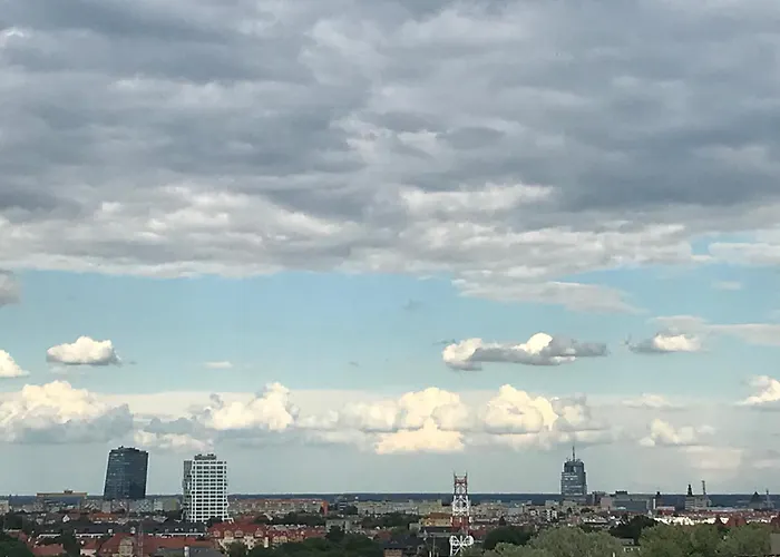 Апартаменты Sky View Santocka Щецин